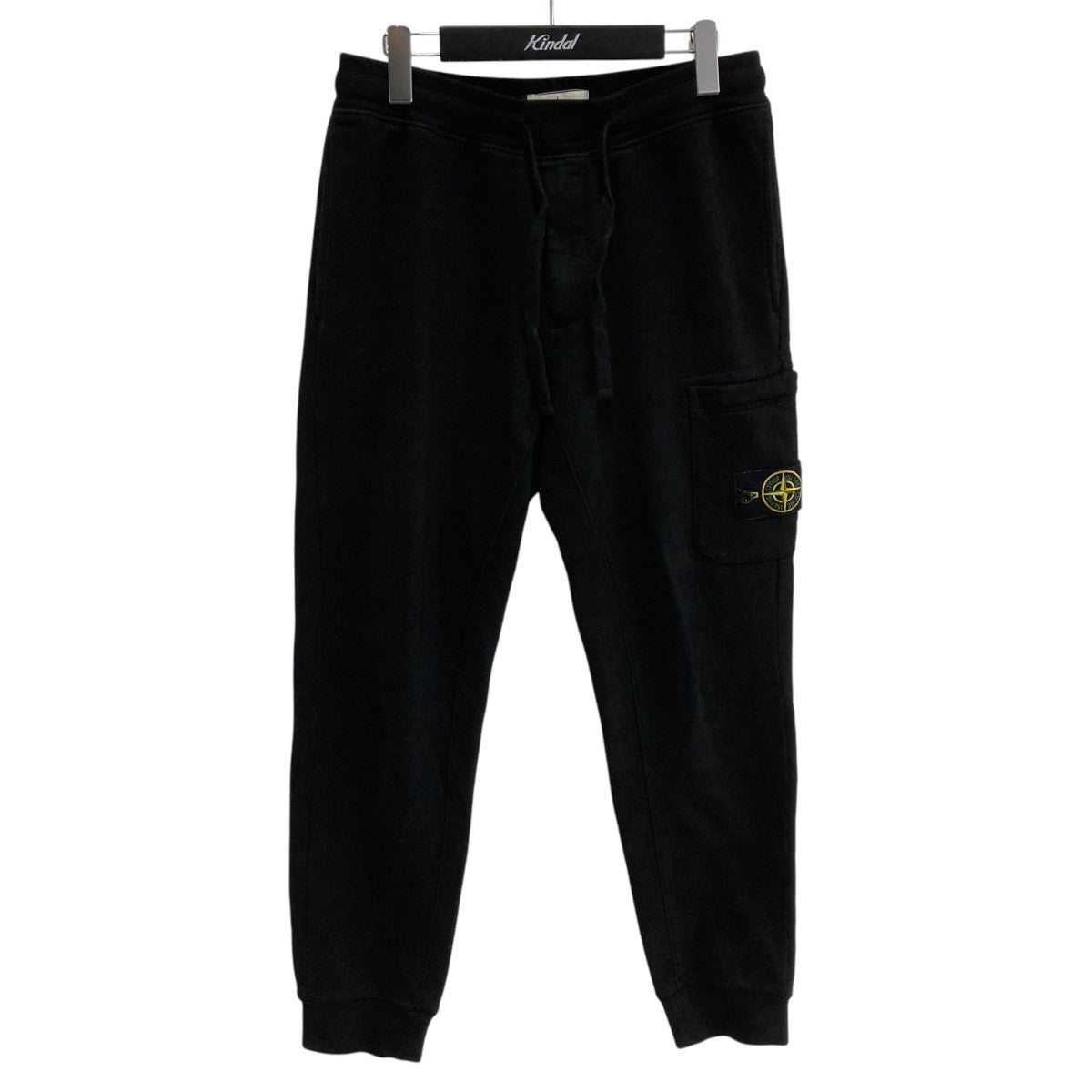 STONE ISLAND ガーメントダイ ロゴパッチ スウェットパンツ751564520 古着・中古-1枚目のアイテム画像
