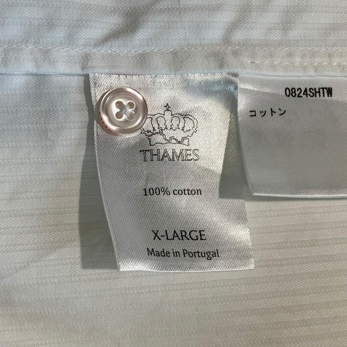Thames ストライプシャツ0824SHTW 古着・中古-5枚目のアイテム画像