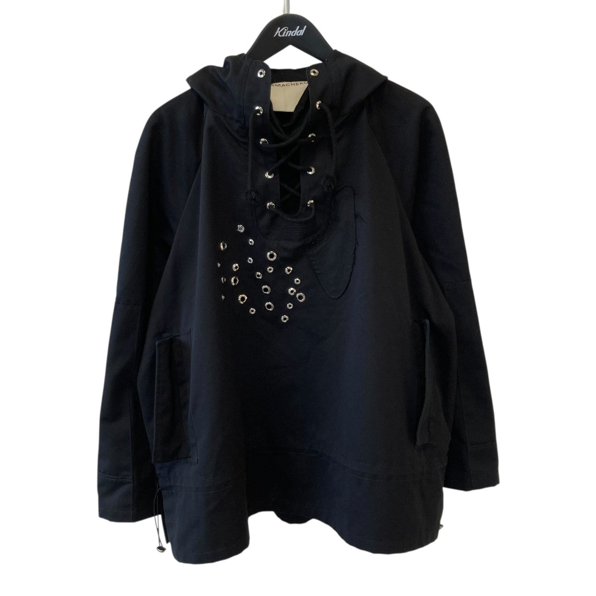 NAMACHEKO 24SSFYRIS ANORAK HOODED JACKET MAGBESIUMパーカー 古着・中古-1枚目のアイテム画像