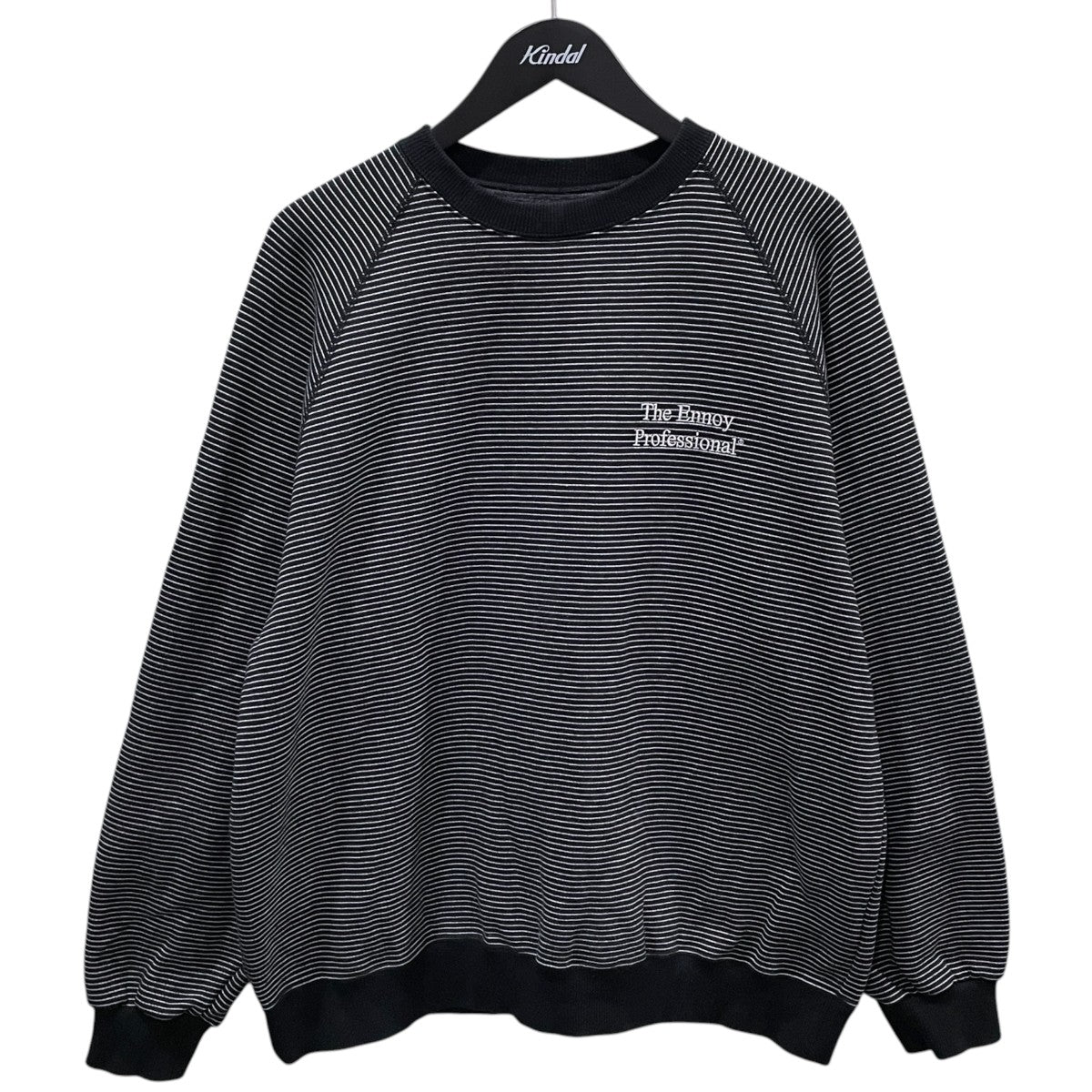 25AW 裏起毛ボーダー柄スウェットトレーナー BORDER CREW NECK SWEAT ボーダークルーネックスウェット AW25BRENCT01NTL