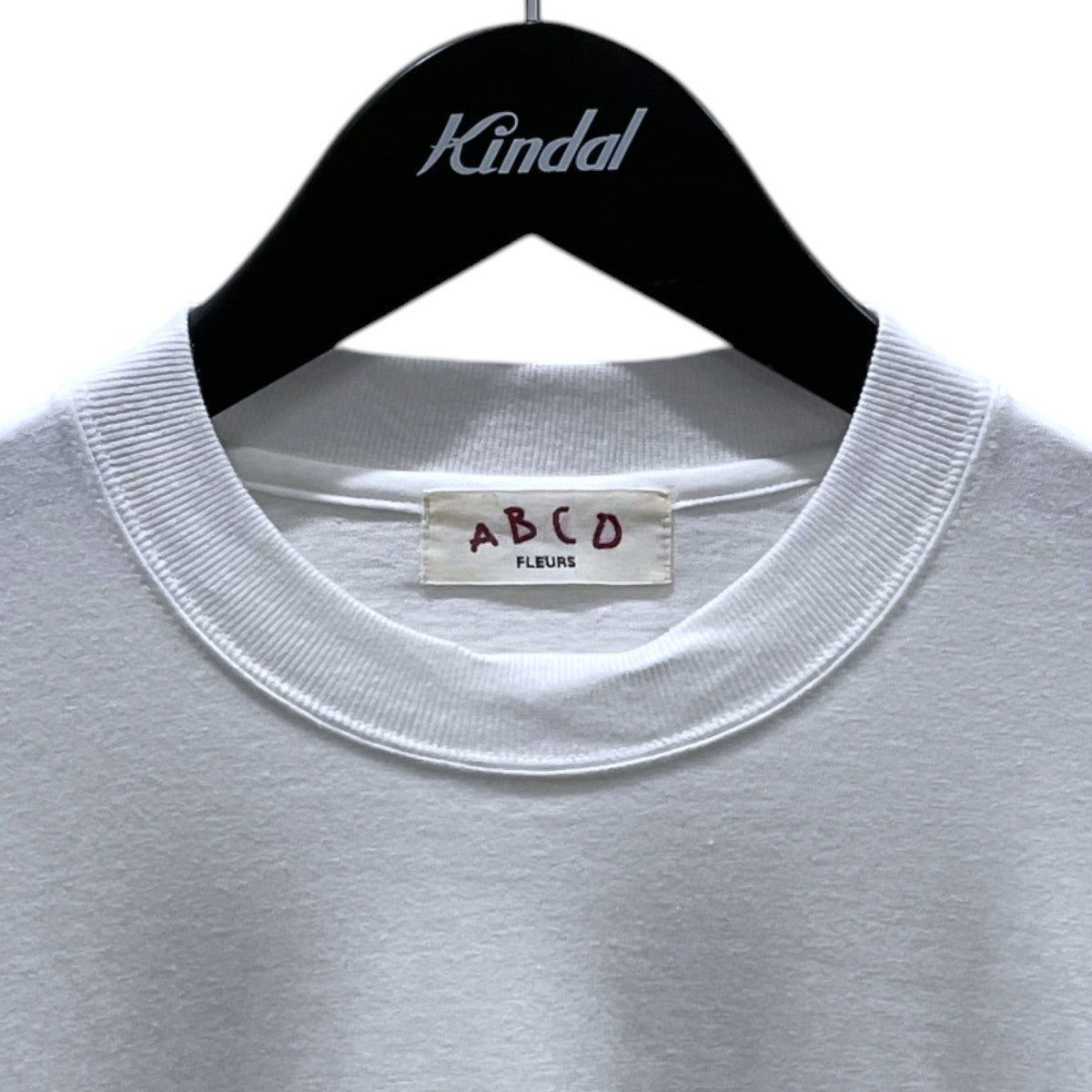 everyone(ABCD FLEURS) フラワープリント長袖カットソー FLORAL PAINTING LOGO L／S TEE フローラルペインティングロゴ ロングスリーブティーシャツ 古着・中古-3枚目のアイテム画像