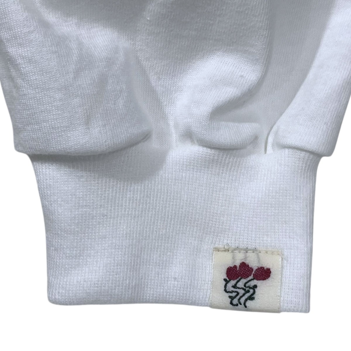 everyone(ABCD FLEURS) フラワープリント長袖カットソー FLORAL PAINTING LOGO L／S TEE フローラルペインティングロゴ ロングスリーブティーシャツ 古着・中古-4枚目のアイテム画像