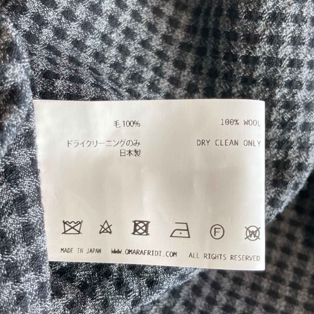 Omar Afridi チェックシャツ 古着・中古-5枚目のアイテム画像