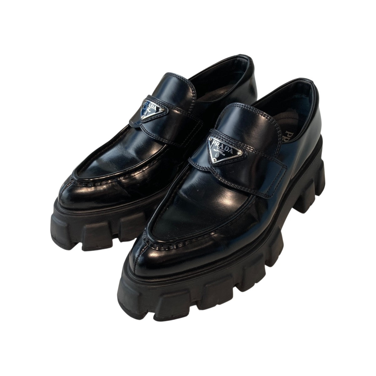 PRADA ポインテッドトゥローファー1D663M 古着・中古-1枚目のアイテム画像
