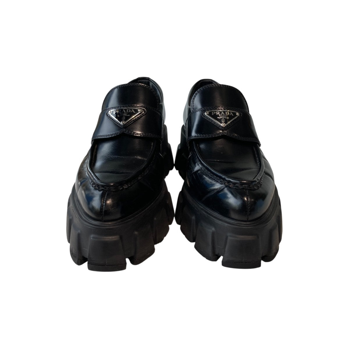 PRADA ポインテッドトゥローファー1D663M 古着・中古-3枚目のアイテム画像