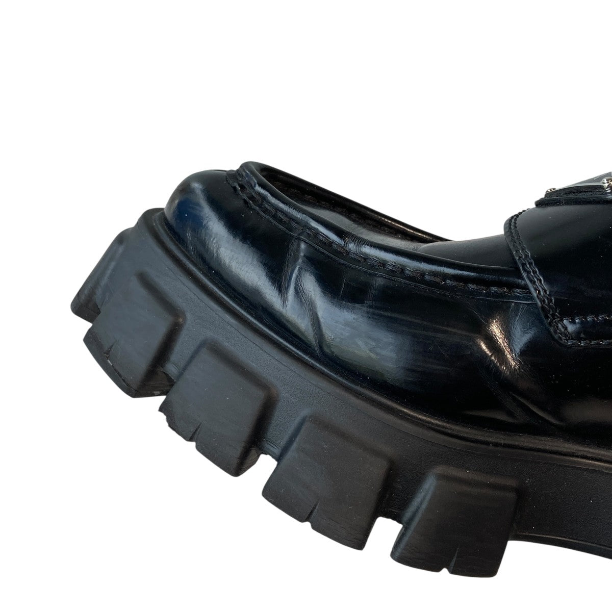 PRADA ポインテッドトゥローファー1D663M 古着・中古-8枚目のアイテム画像