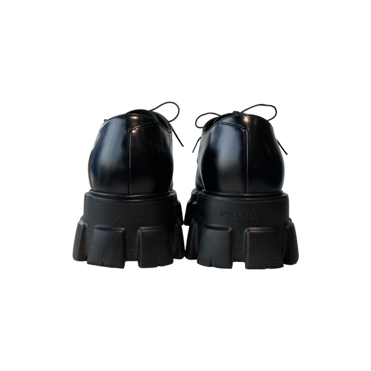 PRADA モノリスブラッシュドレザーシューズ2ee361 古着・中古-4枚目のアイテム画像
