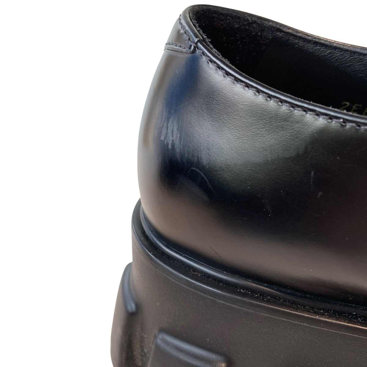 PRADA モノリスブラッシュドレザーシューズ2ee361 古着・中古-9枚目のアイテム画像