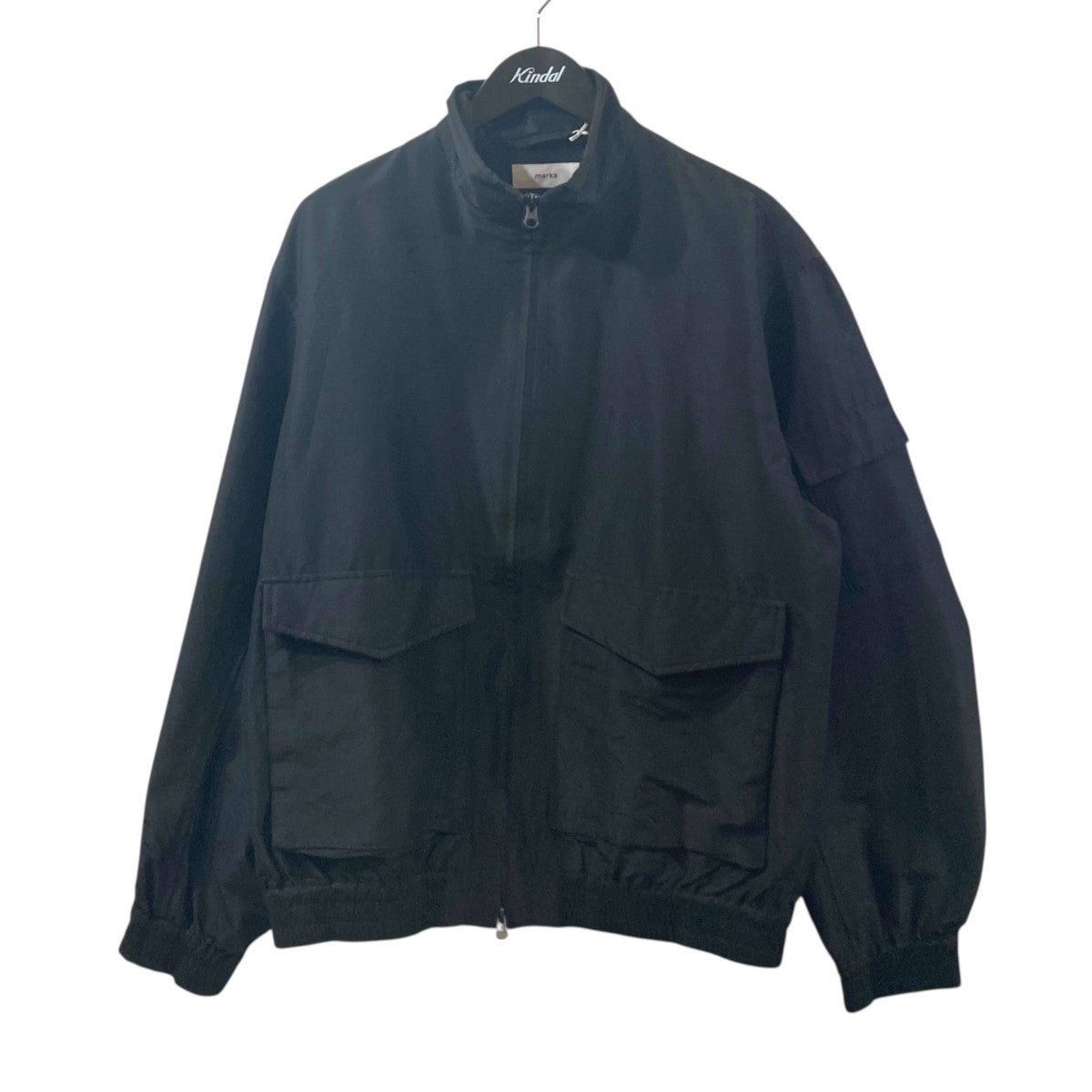 MARKA Wool Silk High Count Typewriter Flight JacketフライトジャケットM25C08BL01C 古着・中古-1枚目のアイテム画像