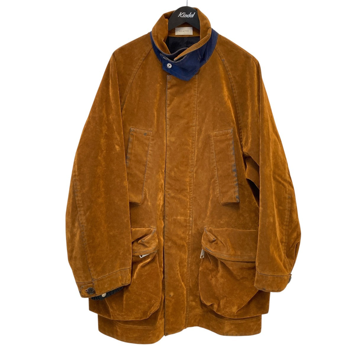 25AWover pocketジップ コート25AW-B-JM01