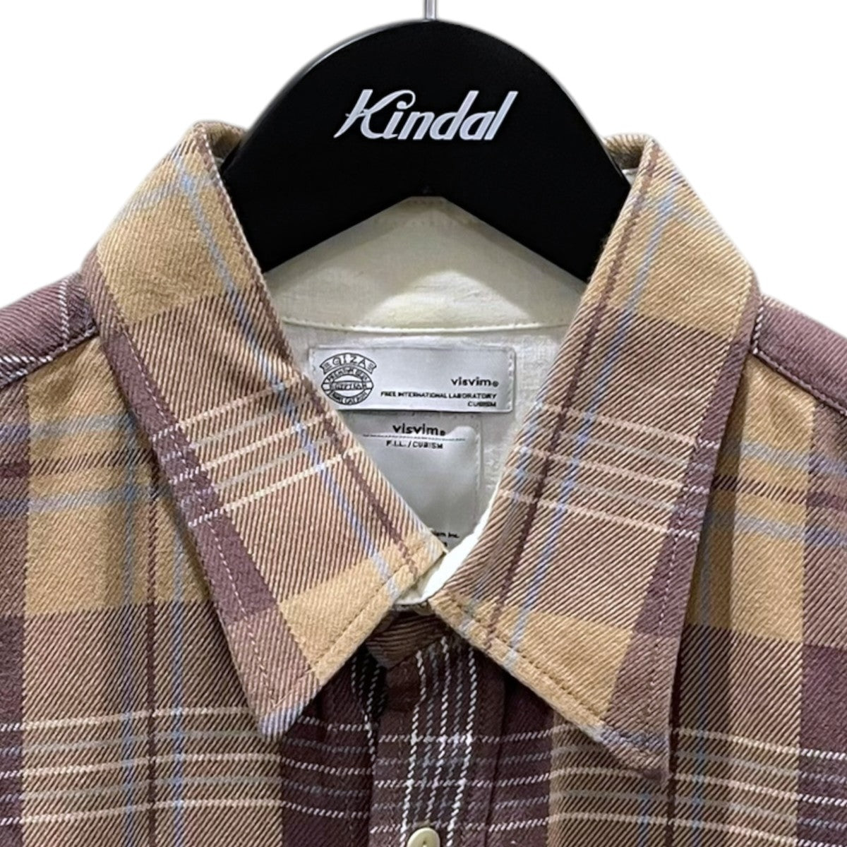 VISVIM(ビズビム) 13AW チェック柄シャツ BLACK ELK FLANNEL ブラック