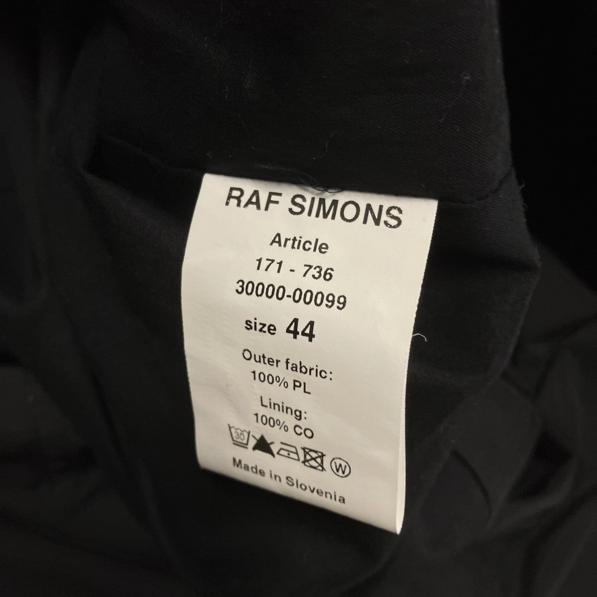 RAF SIMONS 17SSMAPPLE THROPEモッズコート171-736 古着・中古-5枚目のアイテム画像