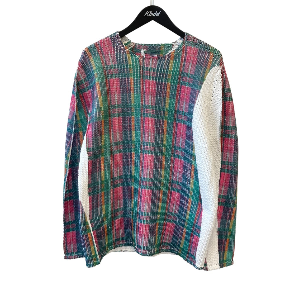 25SStartan overprint sweaterニットセーターFO-N003