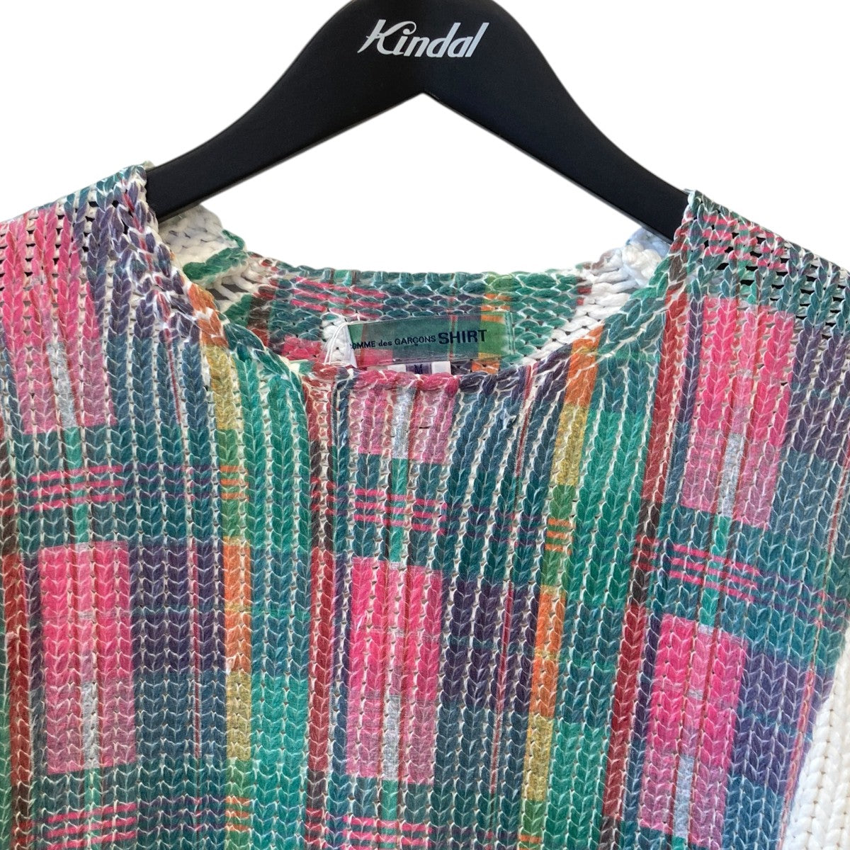 25SStartan overprint sweaterニットセーターFO-N003