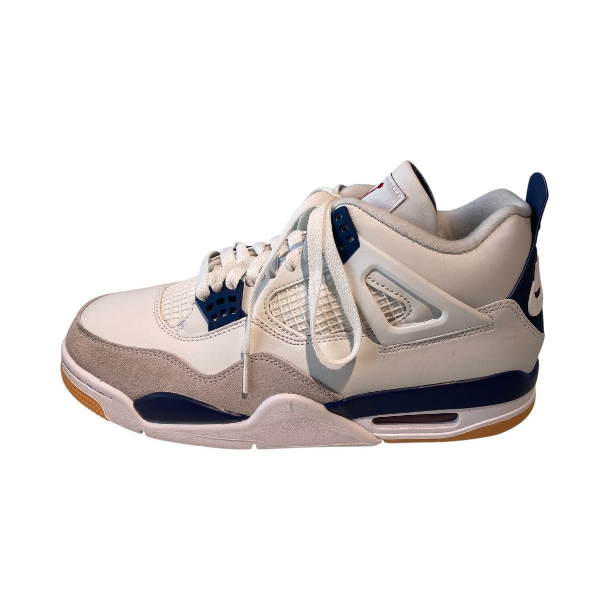 NIKE SB Air Jordan 4 Retro SP Summit White／NavyハイカットスニーカーDR5415-100 古着・中古-2枚目のアイテム画像