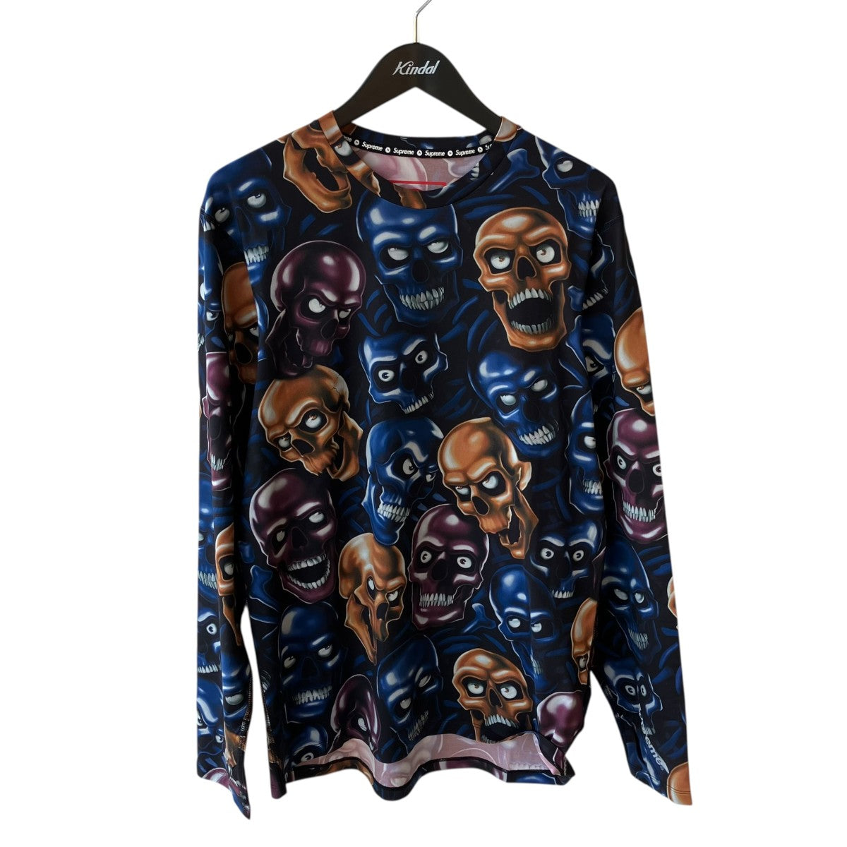 Supreme×Marmot 25AWMarmot Base Layer L／S Top Skull Pileロングカットソー 古着・中古-1枚目のアイテム画像