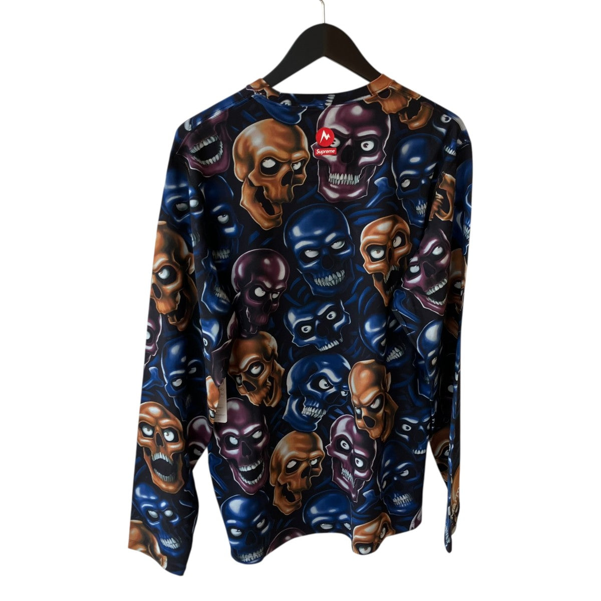 Supreme×Marmot 25AWMarmot Base Layer L／S Top Skull Pileロングカットソー 古着・中古-2枚目のアイテム画像