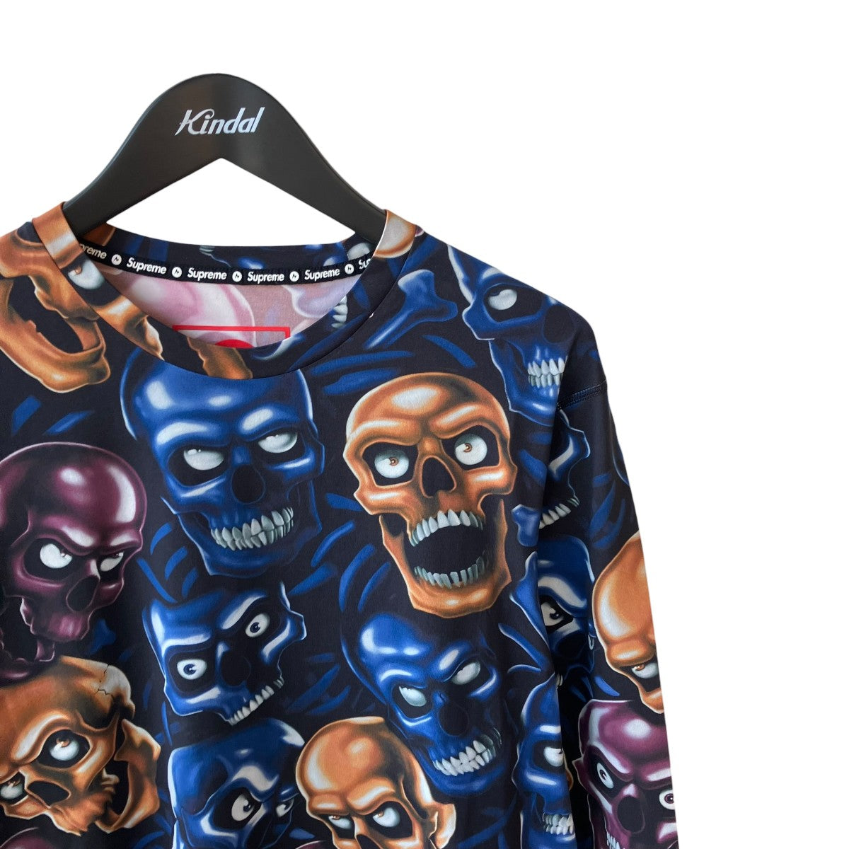 Supreme×Marmot 25AWMarmot Base Layer L／S Top Skull Pileロングカットソー 古着・中古-3枚目のアイテム画像