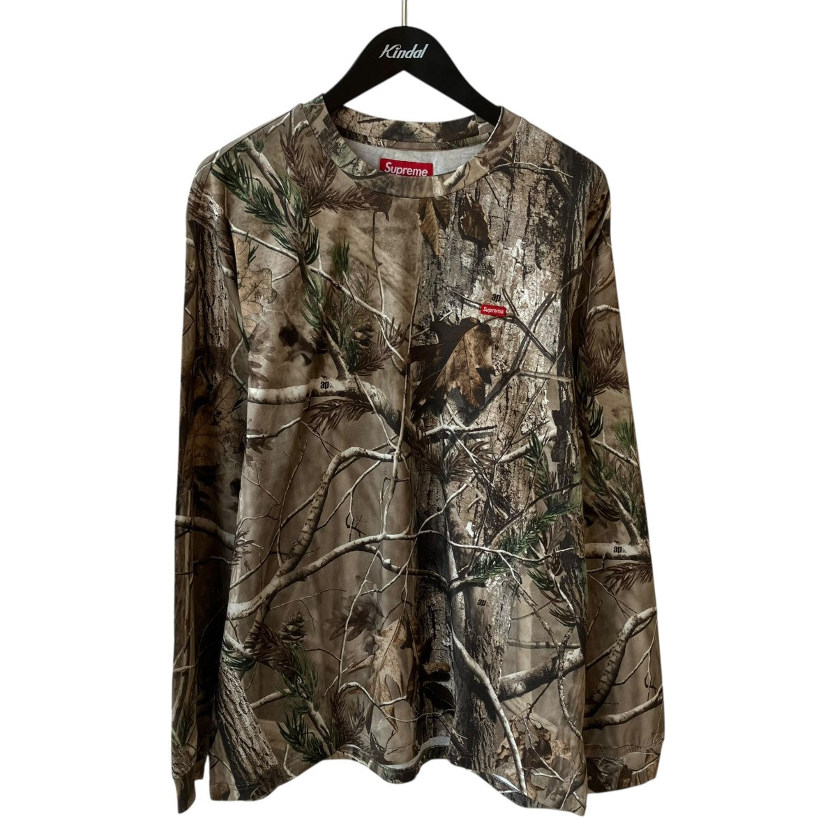 Supreme 25AWSmall Box L／S Tee Realtree AP Camoロングカットソー 古着・中古-1枚目のアイテム画像