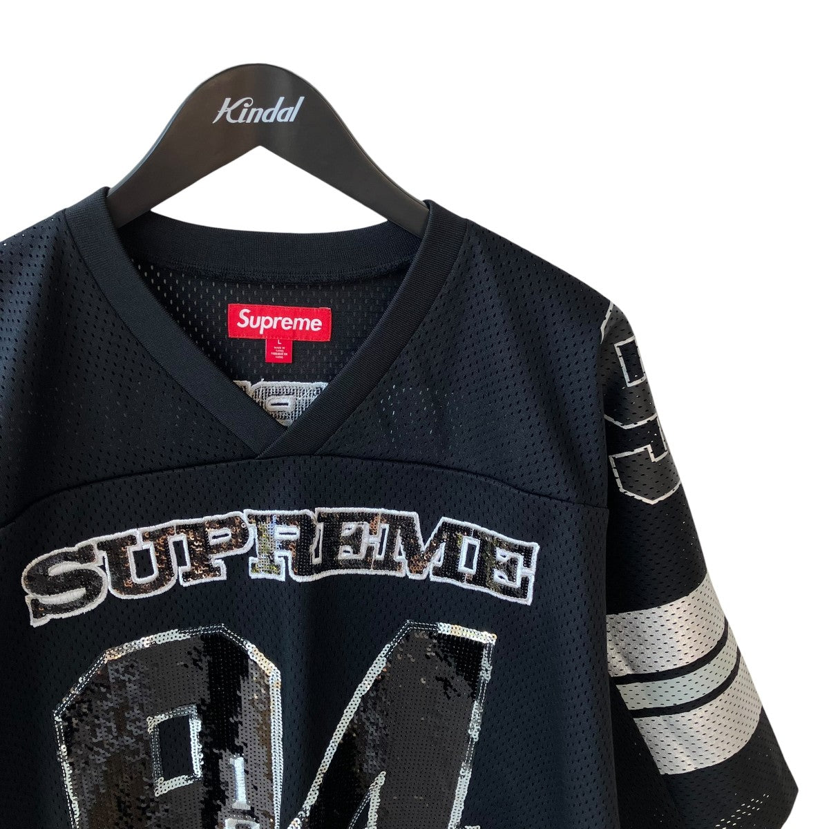 Supreme 25AWsequin football jersey半袖シャツ 古着・中古-3枚目のアイテム画像