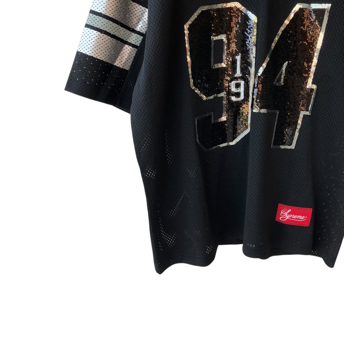 Supreme 25AWsequin football jersey半袖シャツ 古着・中古-4枚目のアイテム画像