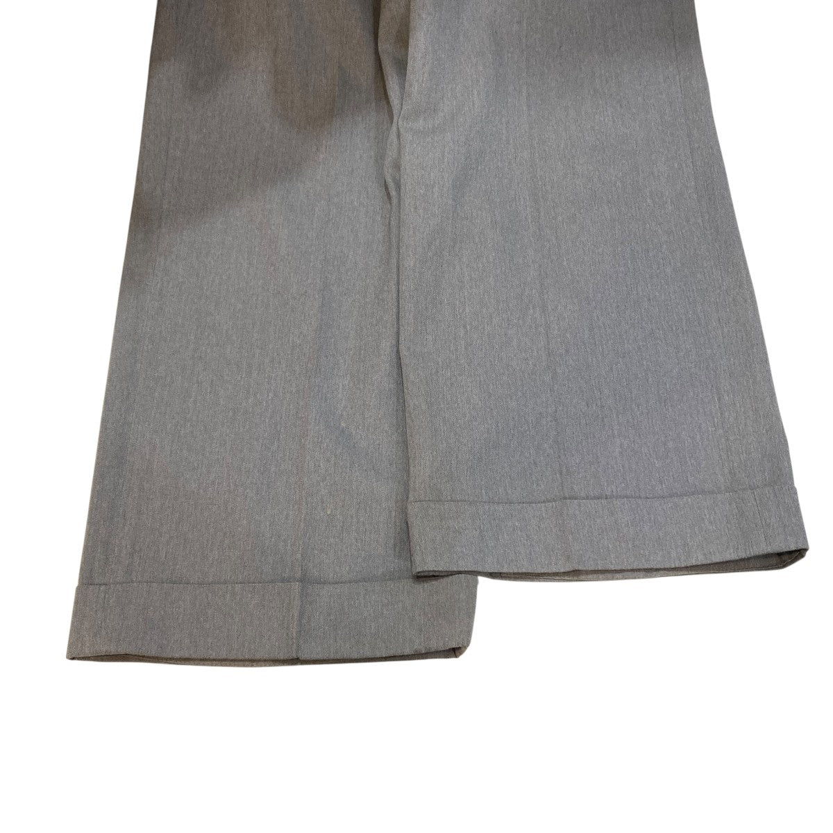Wool gabardine wide-leg trousersスラックス5124-83541