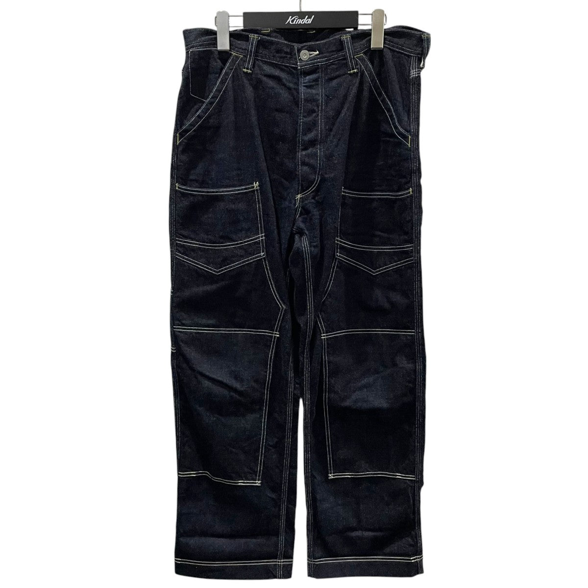 ダブルニーワークデニムパンツ DERRICKMAN OVERALLS デリックマン オーバーオールズ