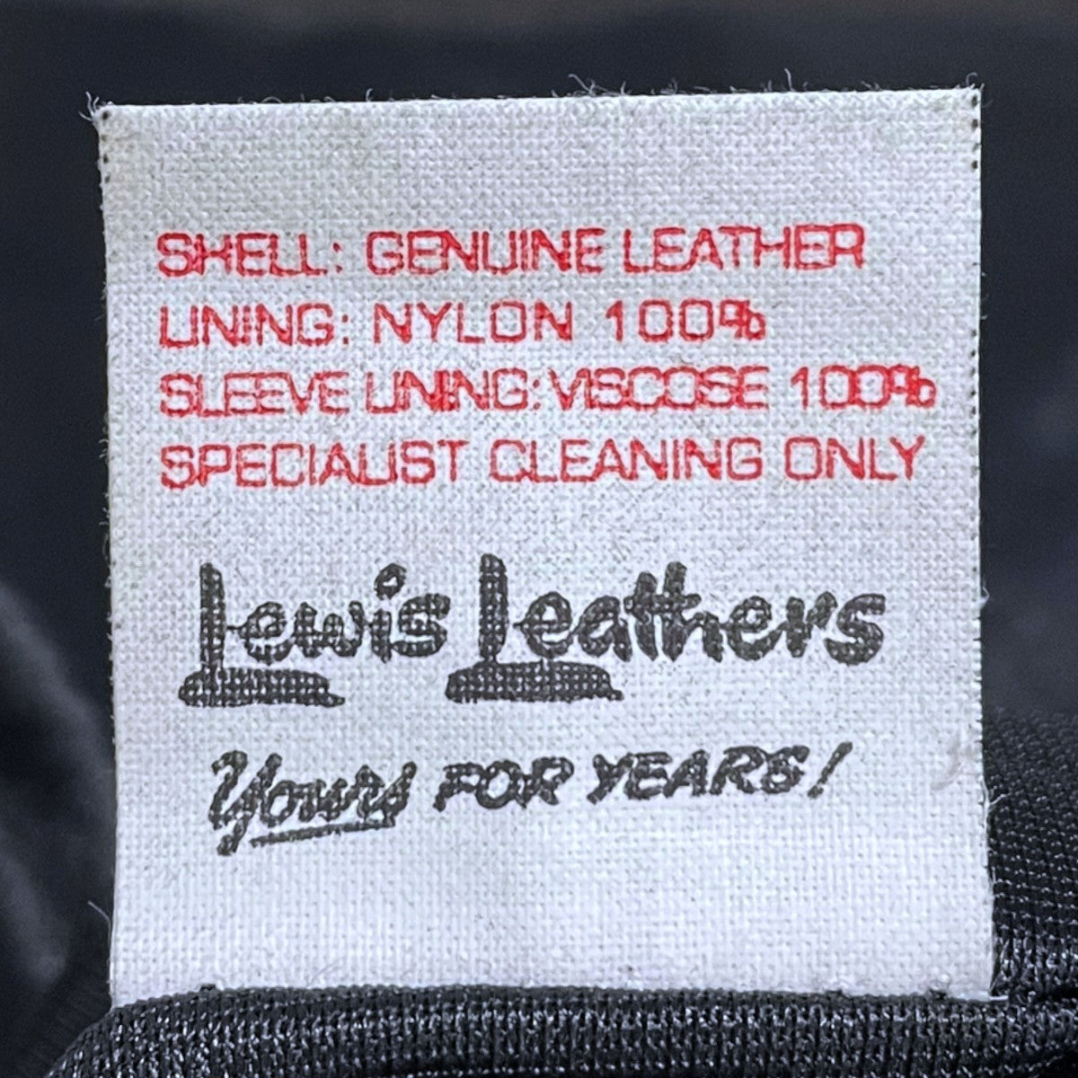 Lewis Leathers×THE REAL McCOY’S ダブルライダースジャケット LIGHTNING ライトニング 古着・中古-10枚目のアイテム画像