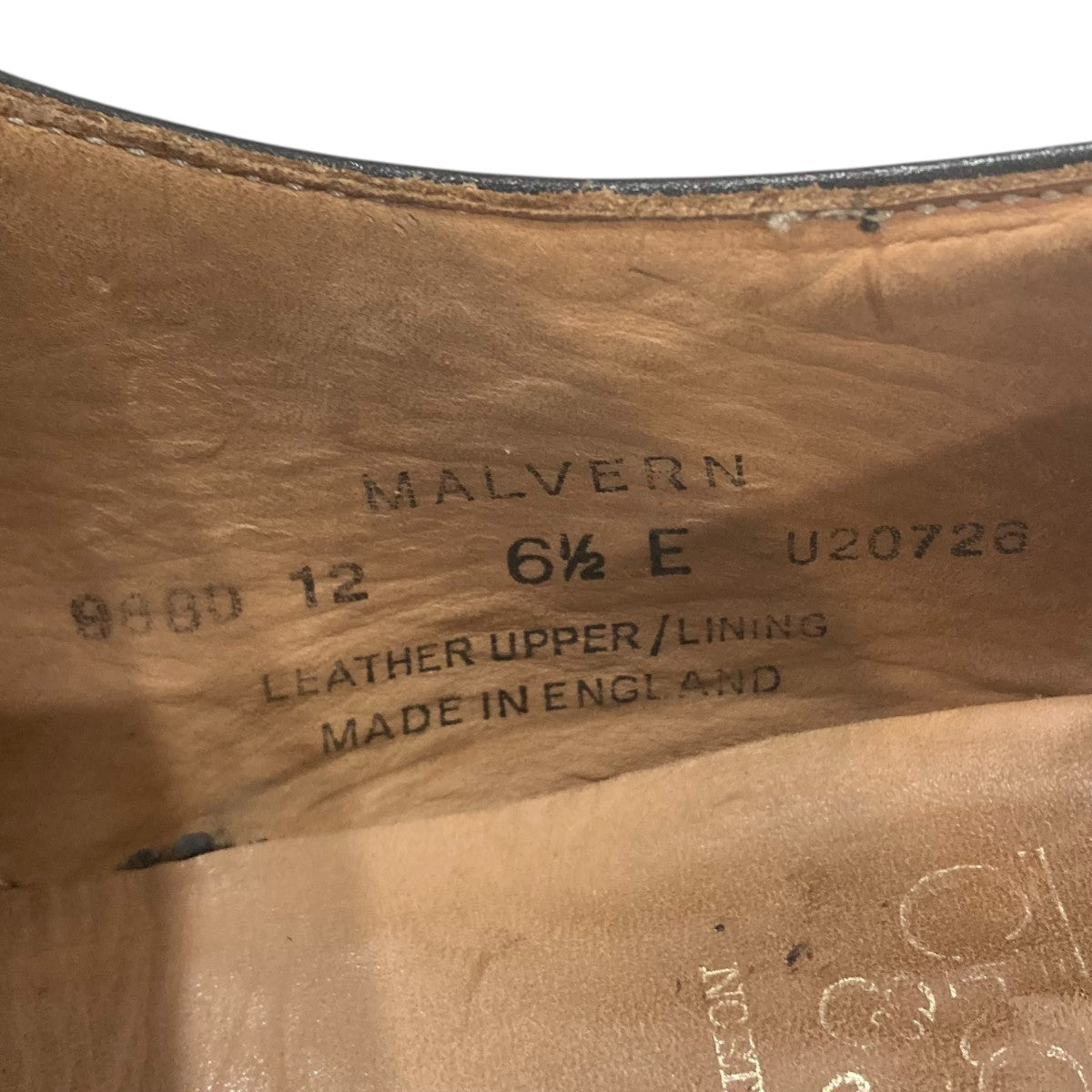 Crockett ＆ Jones MALVERNレザーシューズ 古着・中古-10枚目のアイテム画像
