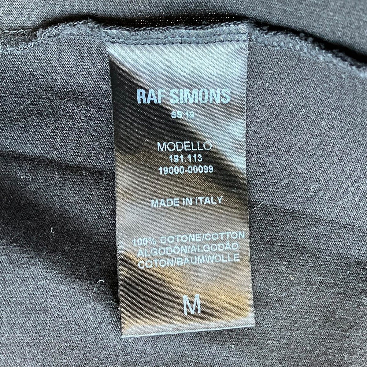 RAF SIMONS Tシャツ191-113 古着・中古-5枚目のアイテム画像