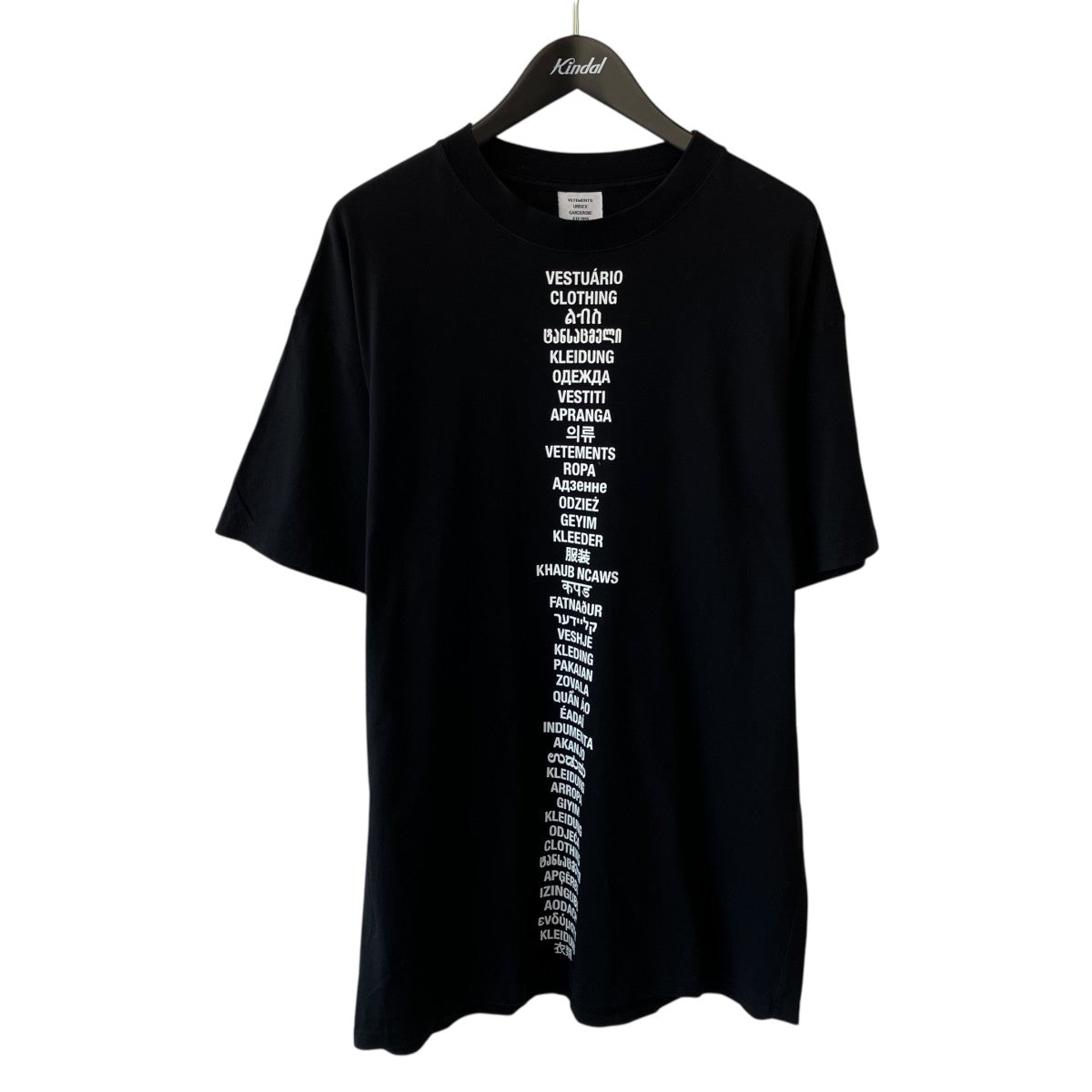VETEMENTS TシャツUSS197067 古着・中古-1枚目のアイテム画像