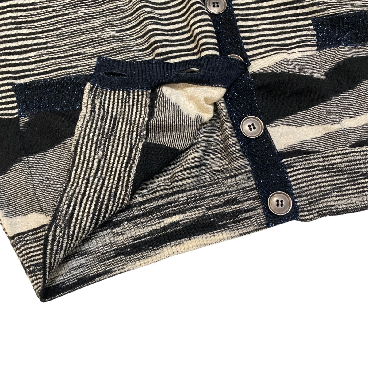 MISSONI ボーダーカーディガン 古着・中古-5枚目のアイテム画像