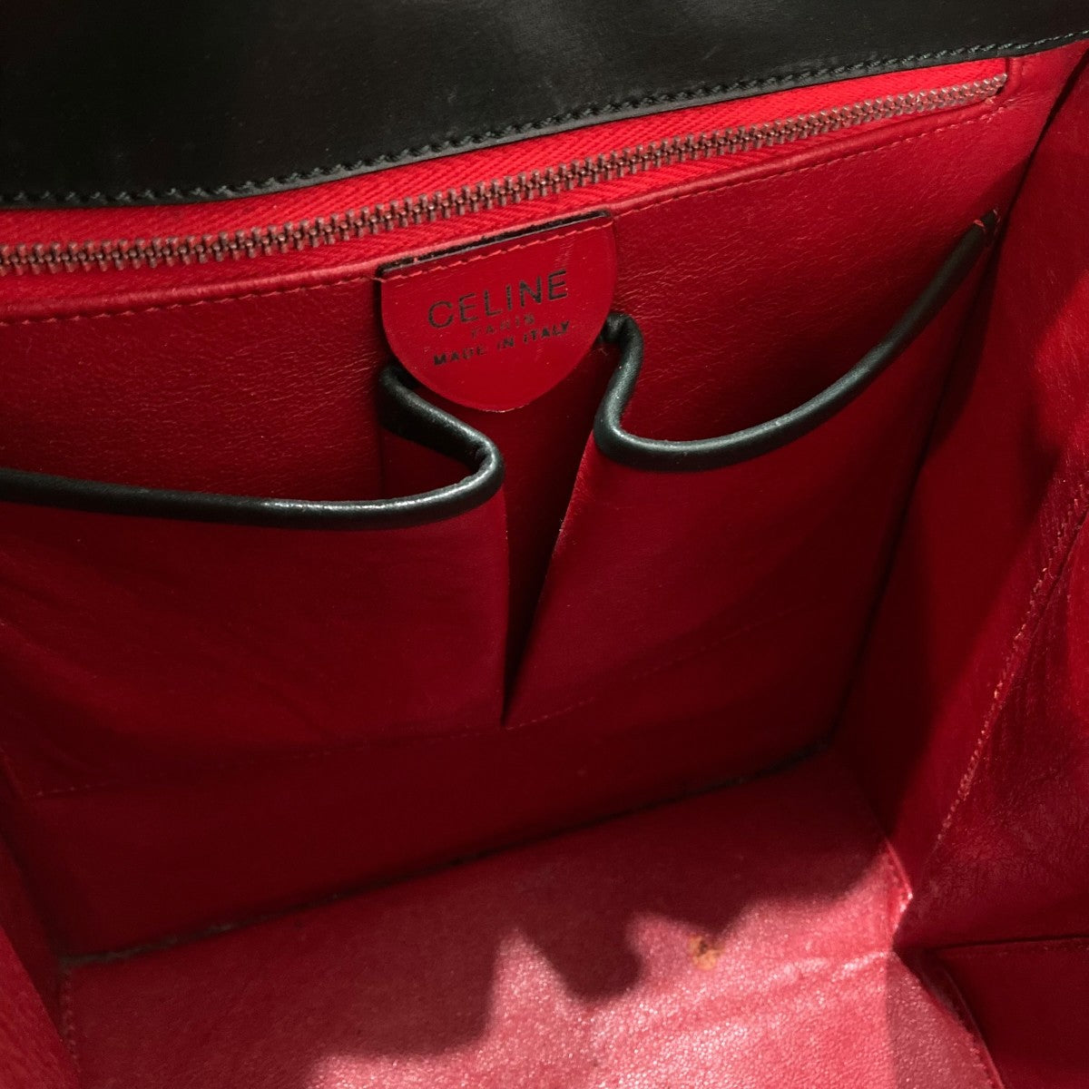 OLD CELINE クロコ型押しハンドバッグF/01 古着・中古-10枚目のアイテム画像