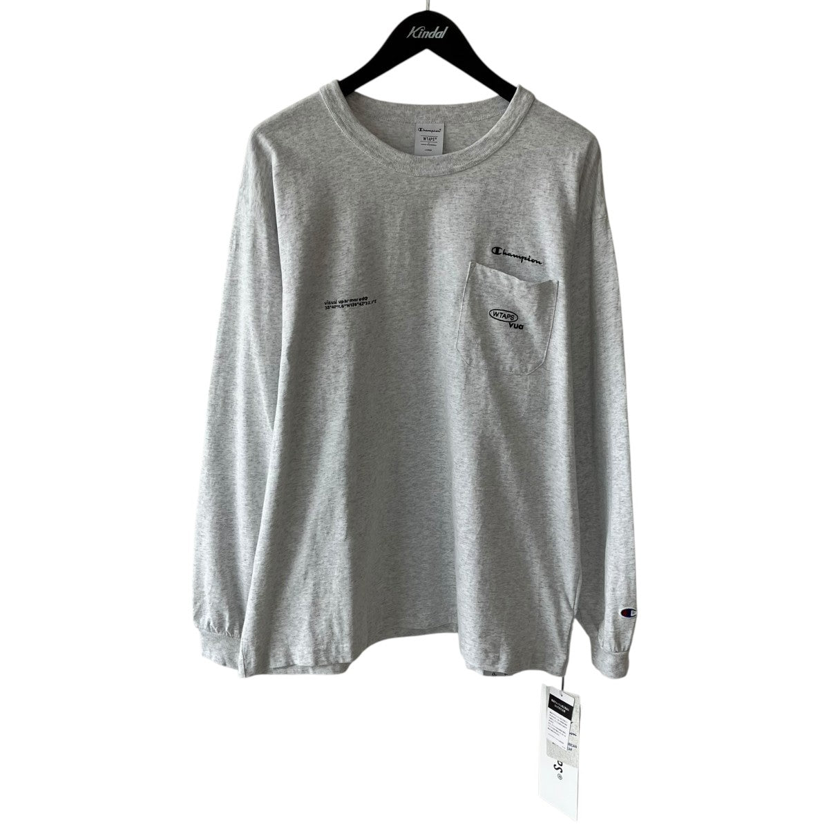 WTAPS×Champion Academy ／ LS ／ Cottonロングカットソー252HBCHD-CSM02S 古着・中古-1枚目のアイテム画像