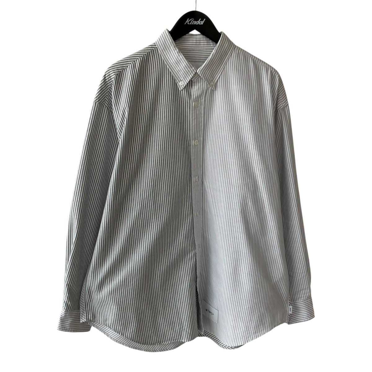 WTAPS 25SSWTAPS BD 05 ／ LS ／ CTPL． OXFORD． TEXTILE． COOLMAX OF長袖シャツ251tqdt-shm05 古着・中古-1枚目のアイテム画像