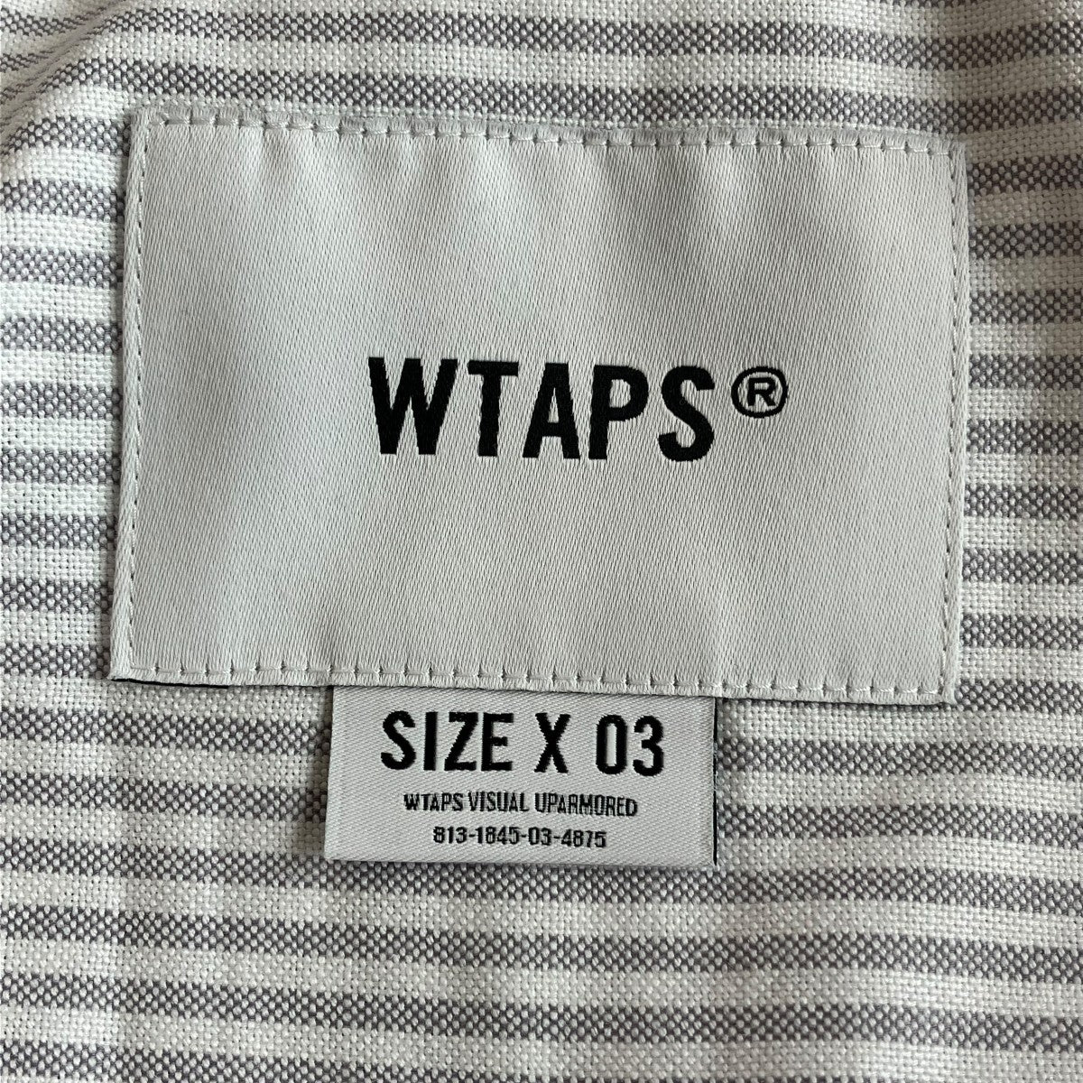 WTAPS 25SSWTAPS BD 05 ／ LS ／ CTPL． OXFORD． TEXTILE． COOLMAX OF長袖シャツ251tqdt-shm05 古着・中古-5枚目のアイテム画像