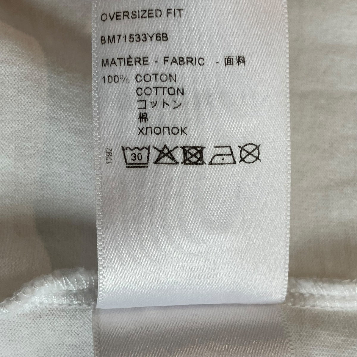GIVENCHY(ジバンシィ) TシャツBM71533Y6B BM71533Y6B ホワイト サイズ