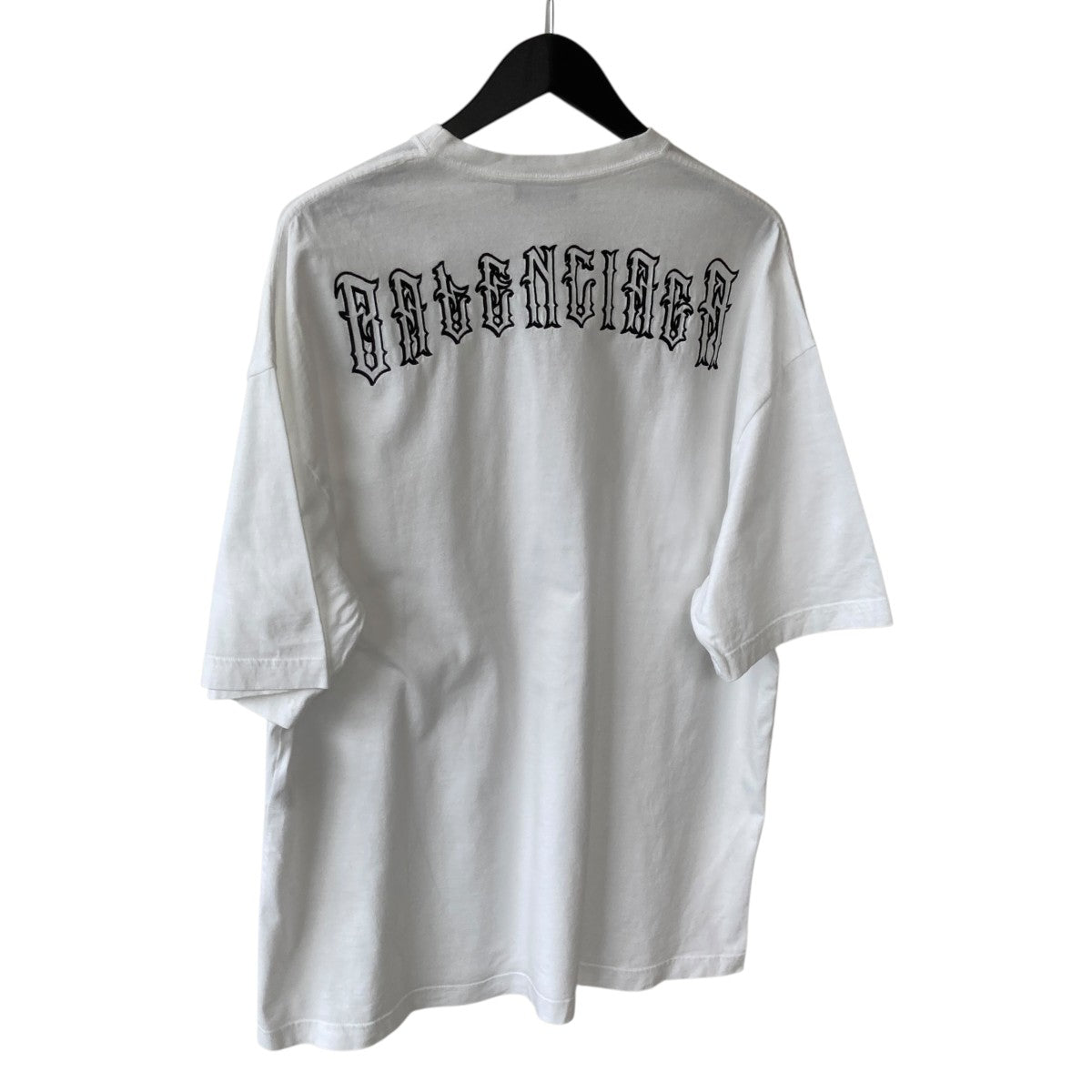 BALENCIAGA Tatoo Logo TeeTシャツ570805 TEV68 古着・中古-2枚目のアイテム画像