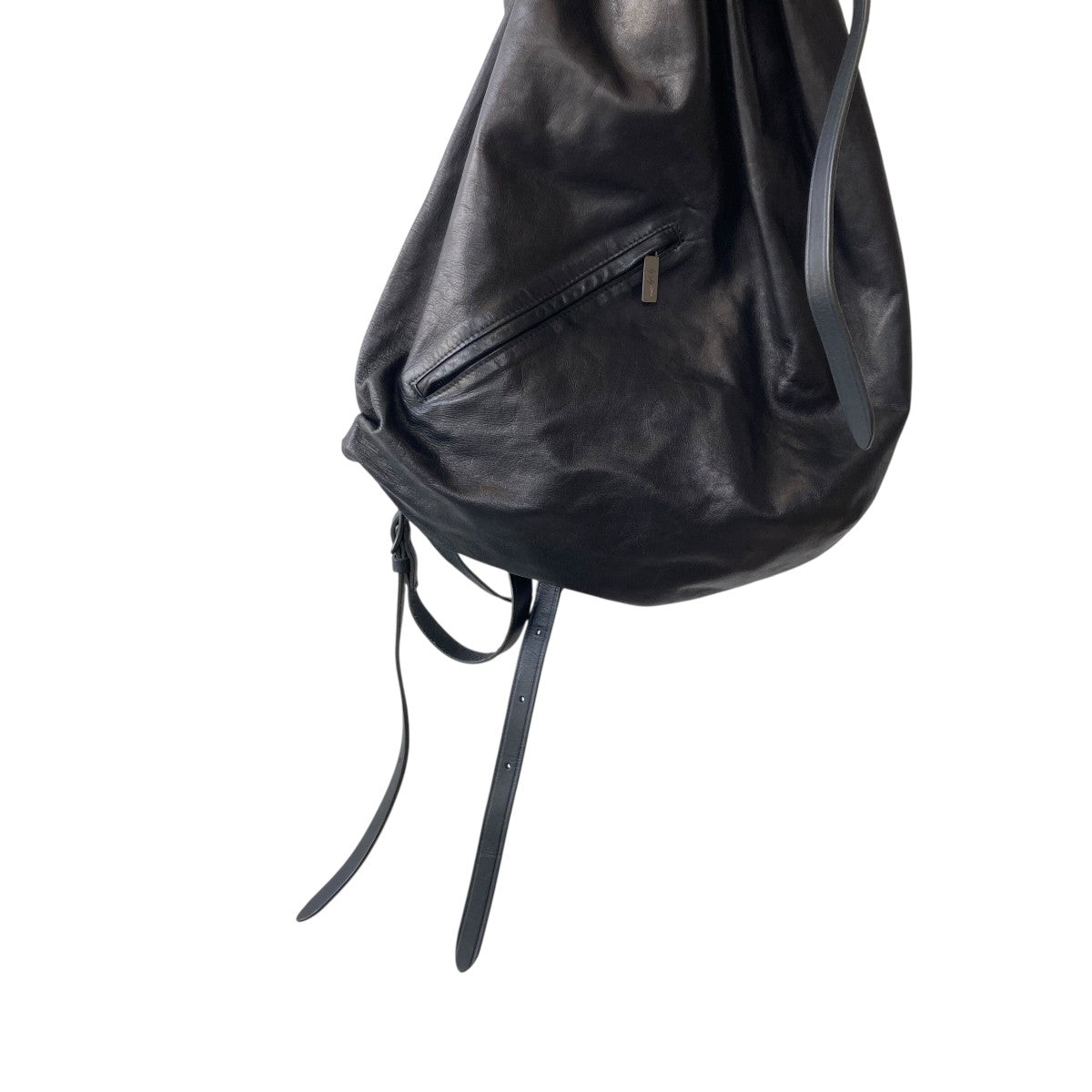 Yohji Yamamoto pour homme ホースレザーショルダーバッグHH-106-780 古着・中古-2枚目のアイテム画像