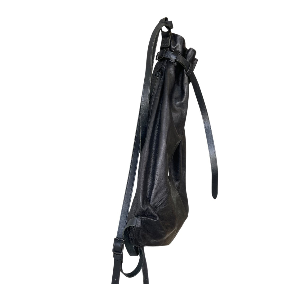 Yohji Yamamoto pour homme ホースレザーショルダーバッグHH-106-780 古着・中古-3枚目のアイテム画像