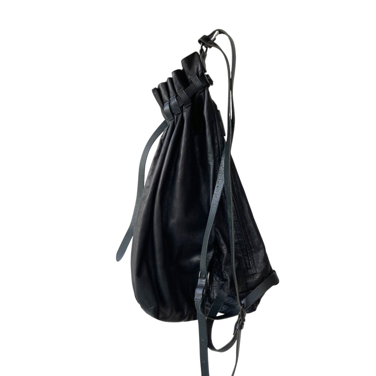 Yohji Yamamoto pour homme ホースレザーショルダーバッグHH-106-780 古着・中古-4枚目のアイテム画像