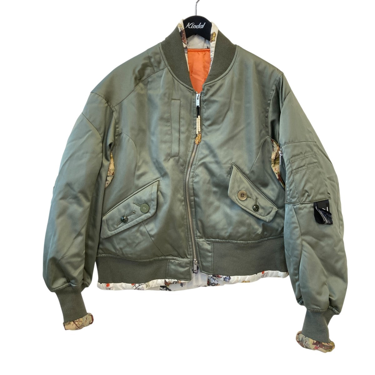 satin padded jacketMA-1ジャケットUC2E1205