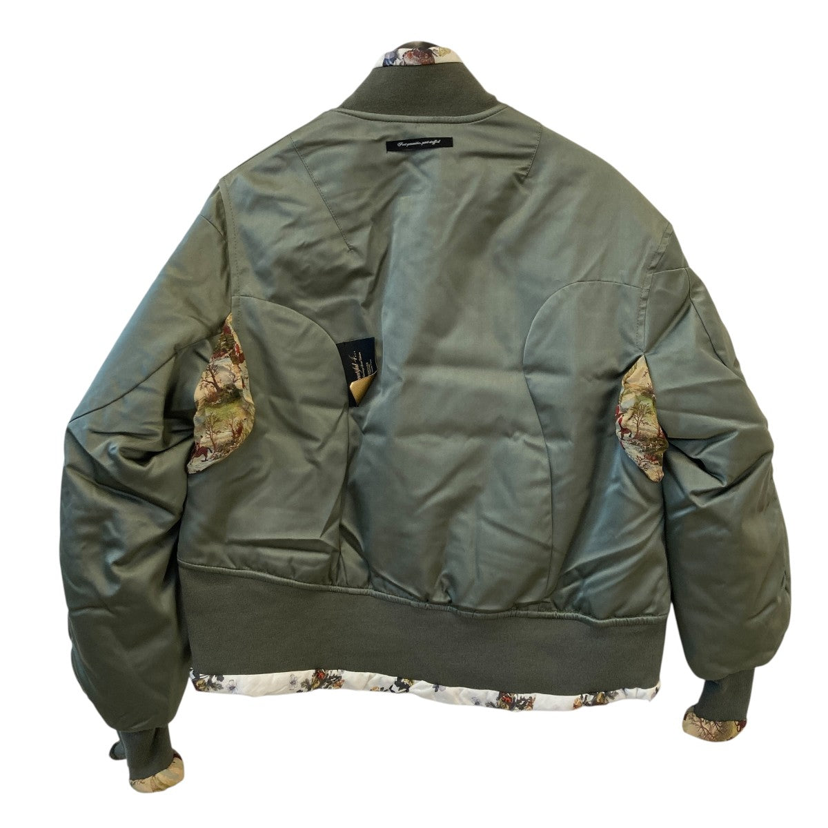 satin padded jacketMA-1ジャケットUC2E1205