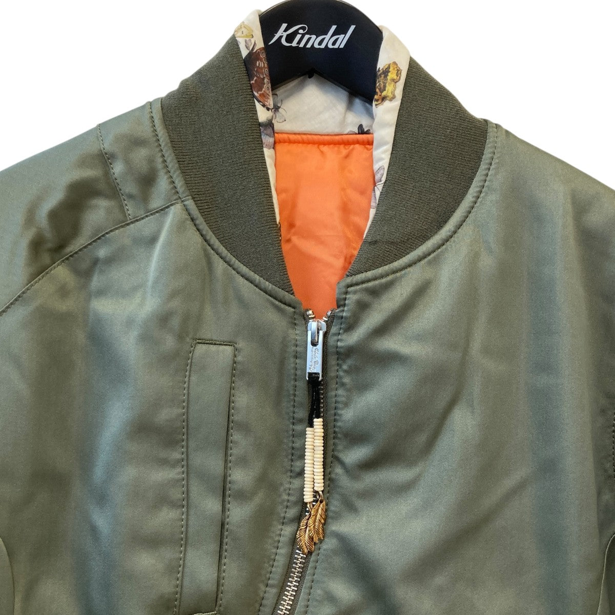 satin padded jacketMA-1ジャケットUC2E1205