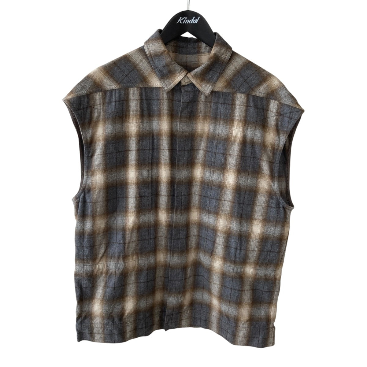 RICK OWENS 26SSCP Sleeveless Jumbo Shirtノースリーブシャツru01e5776-cp 古着・中古-1枚目のアイテム画像