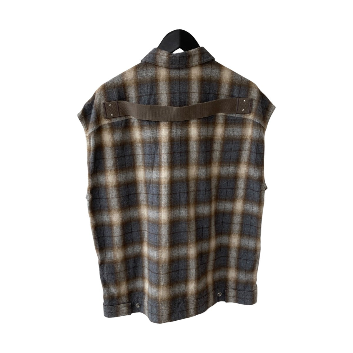 RICK OWENS 26SSCP Sleeveless Jumbo Shirtノースリーブシャツru01e5776-cp 古着・中古-2枚目のアイテム画像
