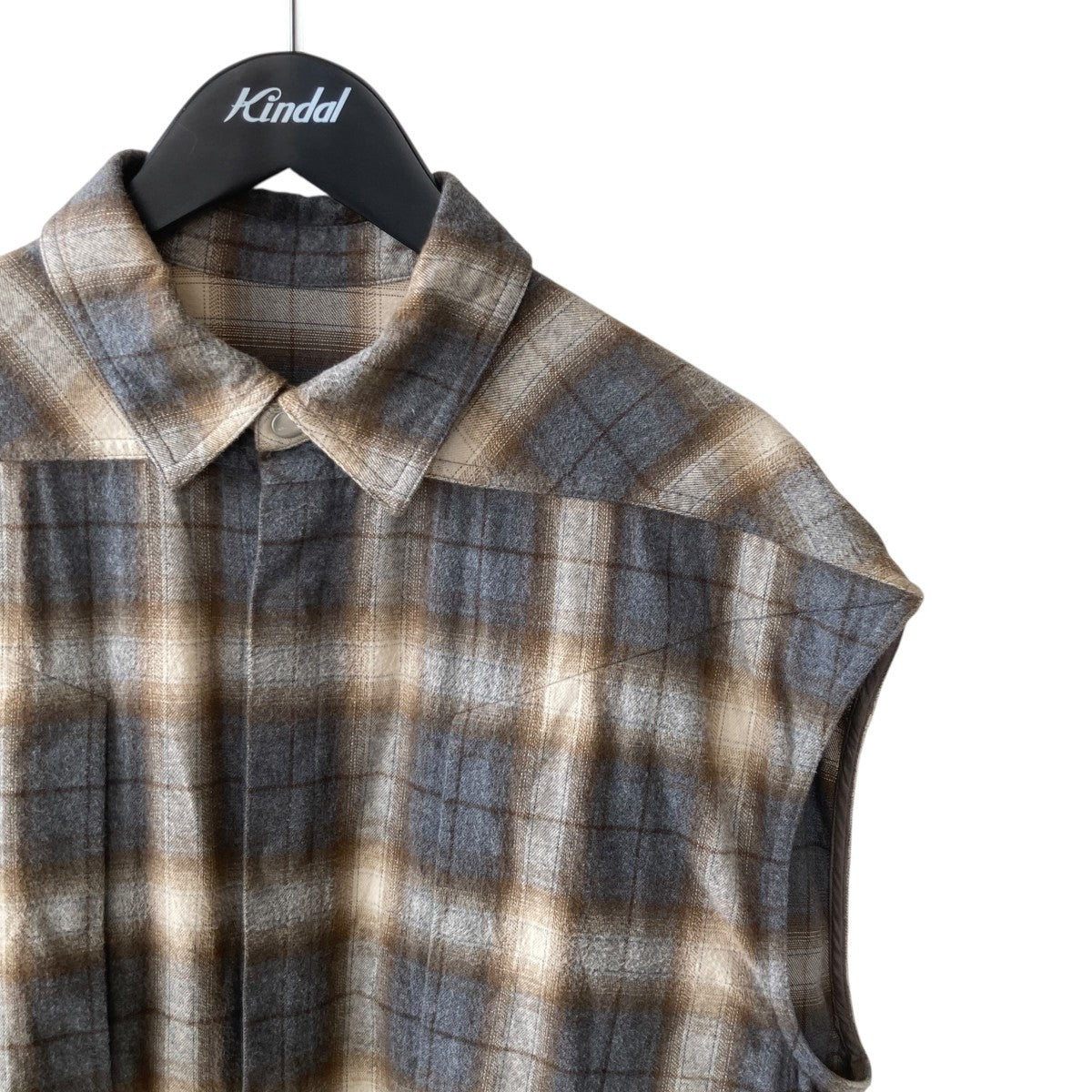 RICK OWENS 26SSCP Sleeveless Jumbo Shirtノースリーブシャツru01e5776-cp 古着・中古-3枚目のアイテム画像