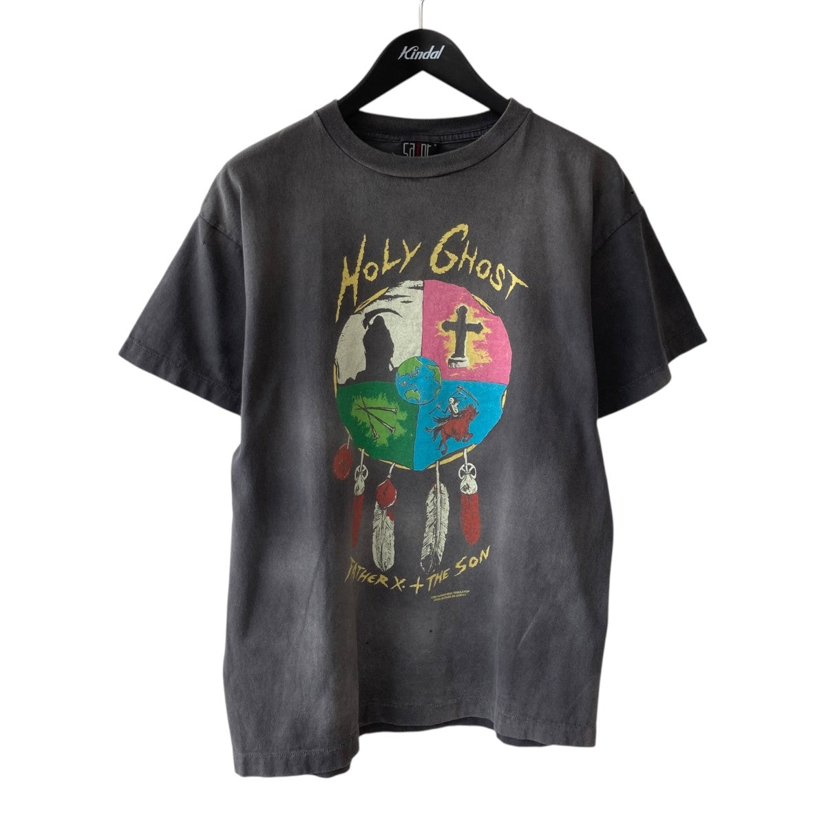 SAINT MICHAEL LM_SS TEE ／ HOLY GHOSTTシャツsm-ys8-0000-c43 古着・中古-1枚目のアイテム画像