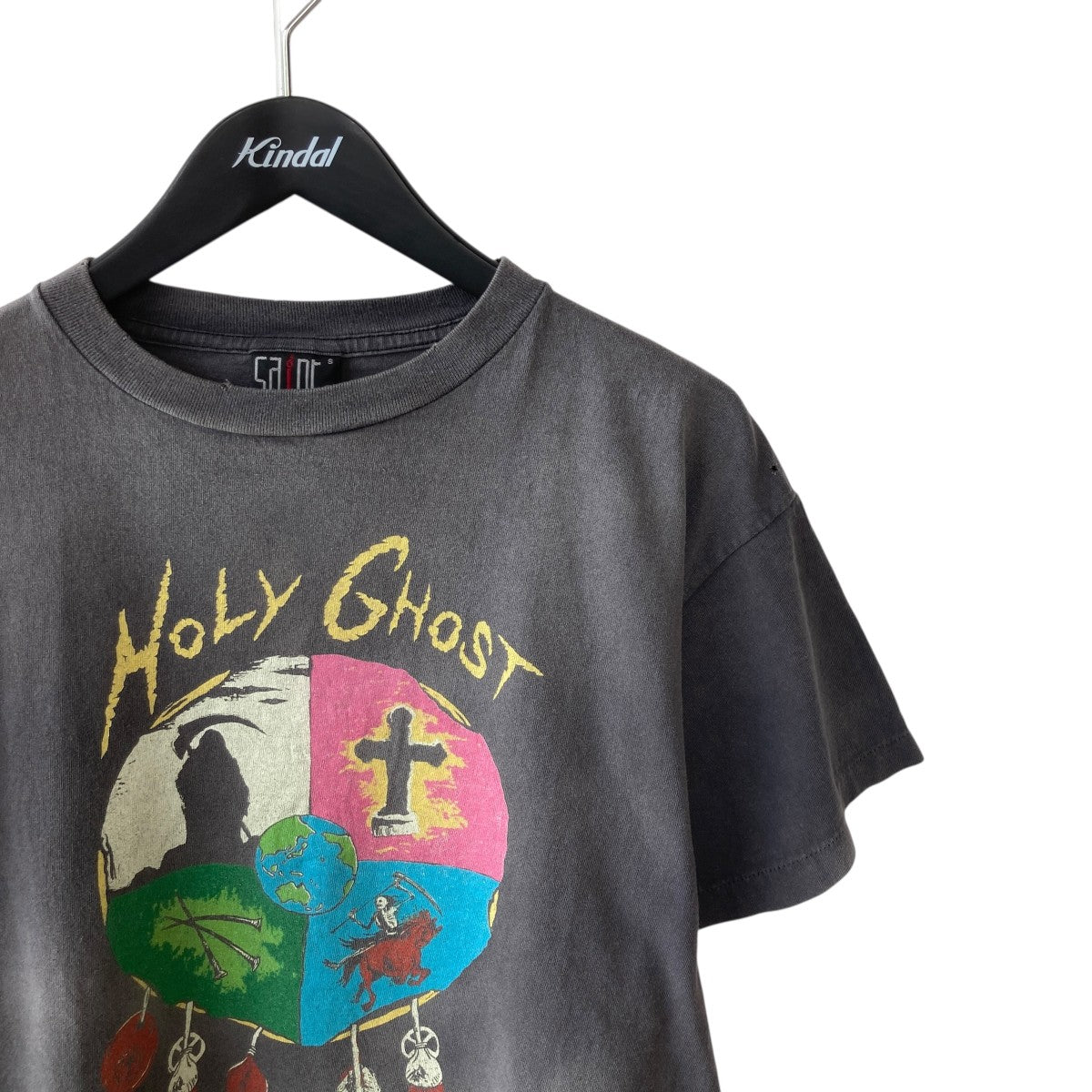 SAINT MICHAEL LM_SS TEE ／ HOLY GHOSTTシャツsm-ys8-0000-c43 古着・中古-3枚目のアイテム画像