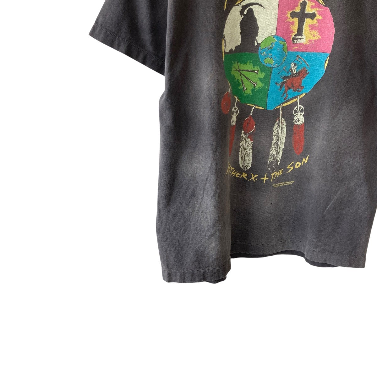 SAINT MICHAEL LM_SS TEE ／ HOLY GHOSTTシャツsm-ys8-0000-c43 古着・中古-4枚目のアイテム画像